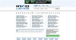 Desktop Screenshot of info-levice.sk